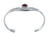 Genuine Sterling Silver Coral Native American Cuff Bracelet JX129740